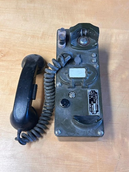 Western Electric U.S. Army TA-43/PT Telephone Set SN: 34321