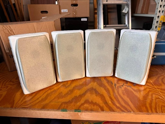Lot of 4 Mission Model 73S Speakers, Made in England