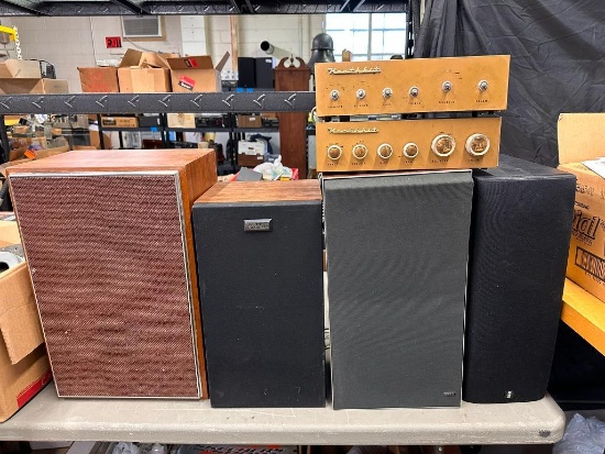 Four Speakers, Two Heathkit Items