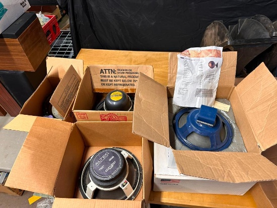Group of Speakers, Some or Most in Boxes