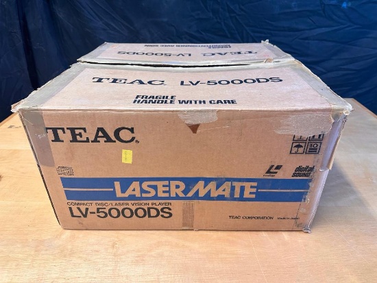 TEAC LaserMate LV-5000DS w/ Orig. Box, Unsure if NOS
