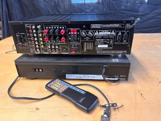 2 DENON Components; Model DDSC-A Dynamic Discrete Surround Circuit, AVR-55 Receiver