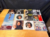12 Vinyl 33rpm Records, Elvis, Barbara Streisand, Herman's Hermits