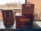 Lot of Three Vintage Radios, As-Is Condition