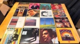 Sixteen 33rpm Vinyl Records, Johnny Cash Folsom County Blues, Wynton Marsalis, Soundtracks, Others