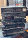 Group of 5 Sony Components, CD, VCR, CD, CD and BETA