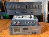 Lot of 4 Vintage Components, NAD Cassette, Spectro Acoustics Model 210R EQ, Shure Feedback