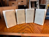 Lot of 4 Mission Model 73S Speakers, Made in England
