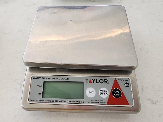 Taylor Model TE10CSW 10lb x 0.05oz Digital Portion Scale