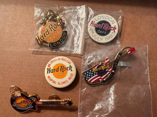 Hard Rock Cafe Lapel Pins or Pinbacks