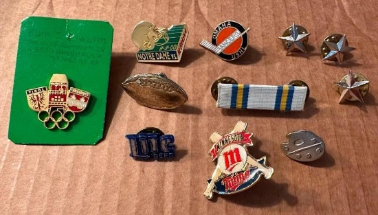 Vintage Pinbacks and Lapel Pins