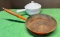 DRU Holland Covered Pot No. 4031-20 and Le Creuset Skillet Pan (Needs Some Restoration) Cast Enamel