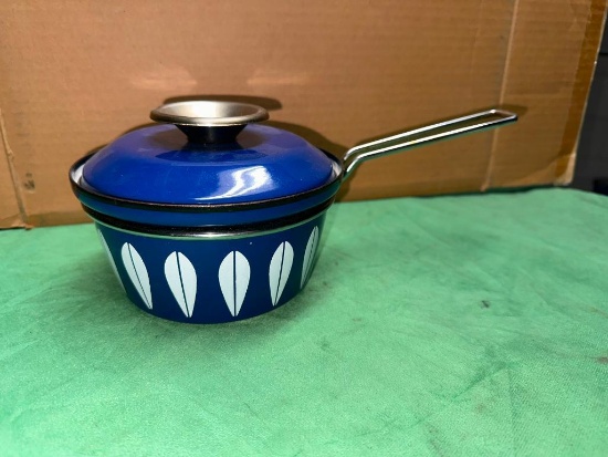 Cathrineholm Norway Sauce Pan w/ Lid, MCM