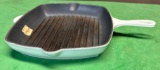 Le Creuset Cast Enamel Grill Pan 10in Skillet Grill, Square