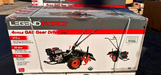 Legend Force 4 Cycle Gas Rear Tine Tiller, 20in, New in Box