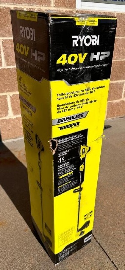 Ryobi 40v HP Cordless String Trimmer, Tool Only, No Charger or Battery