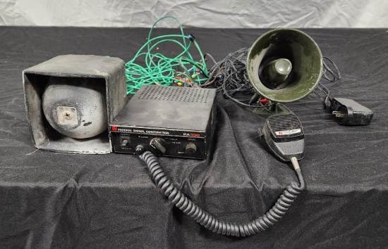 Federal Signal Siren Speakers - Model BP100, PA300 & 258B577B-02