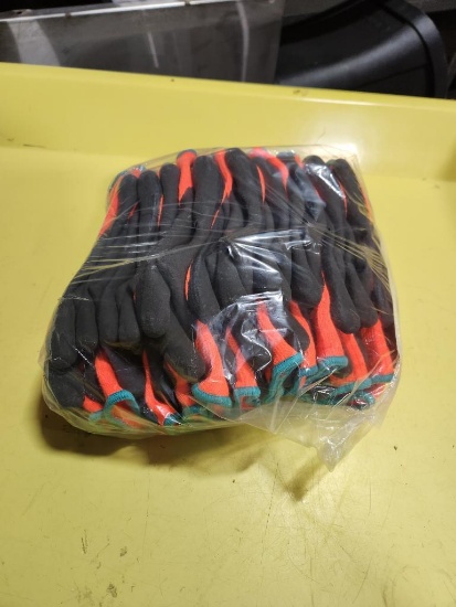 12 Pair of New, Size 7/S PowerGrab Thermo Microfinish Gloves