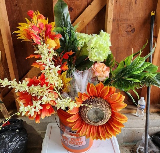 Brand New Silk Flowers, Plants and Greenery, Nearly All w/ Price Tags