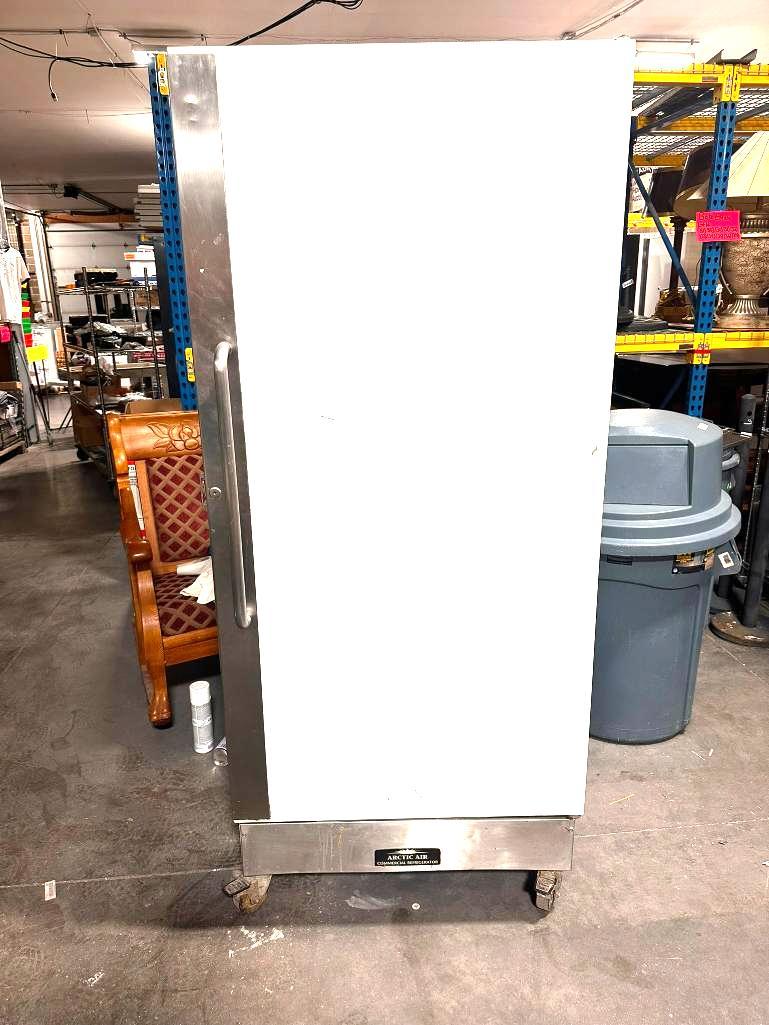 Arctic Air Commercial Refrigerator on Mobile Base Proxibid