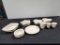 Longaberger Pottery Wooven Traditions Dinnerware; Star & Heart Shaped Bowls & More