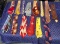 Lot of 14 Assorted Design Neck Ties - Some Silk