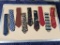 Lot of 9 Assorted Design Neck Ties