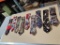 Lot of 9 Assorted Design Neck Ties - Tabasco Sauce Theme Included