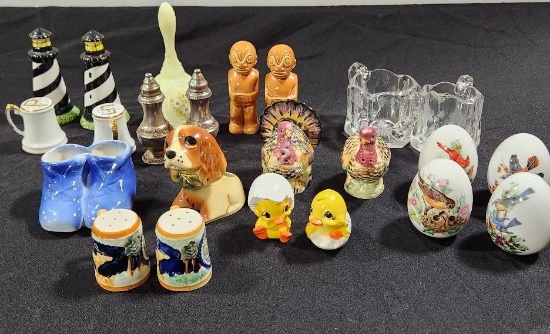Large Collection of Salt & Pepper Shakers