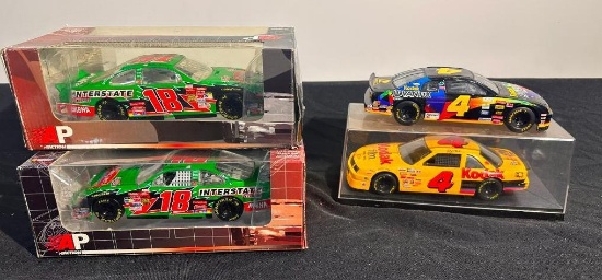 Lot of 4 NASCAR Diecast Cars