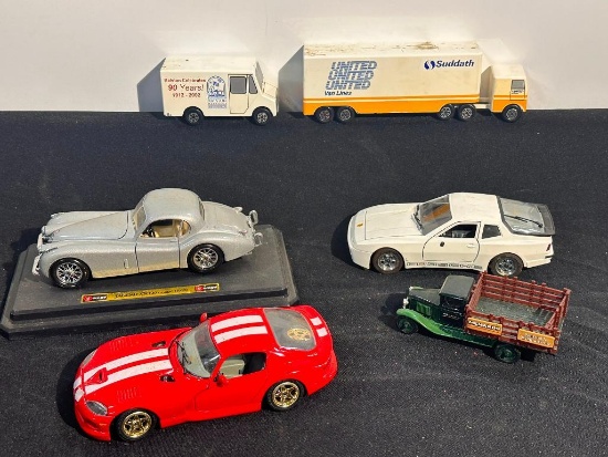 Lot of 6 Diecast Trucks & Cars