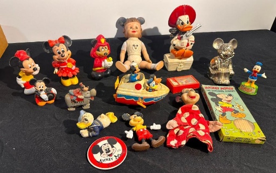 Groupf of Mickey Mouse Collectible Figurines