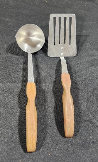 Lot of 2 Vintage Cutco Ladle & Turner Spatula