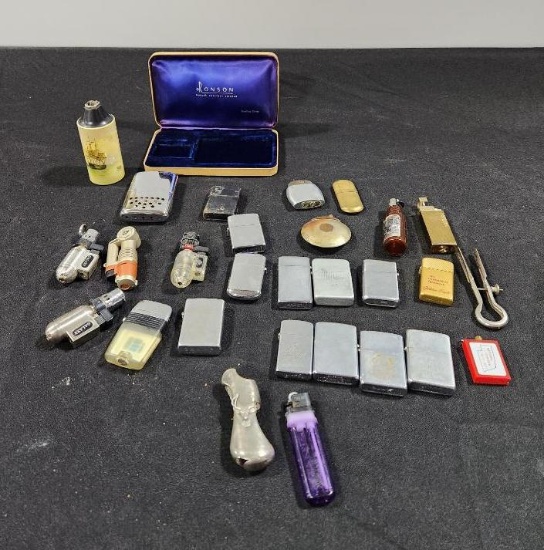Group of Vintage Lighter Collection