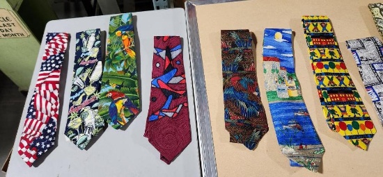 Lot of 15 Assorted Design Neck Ties