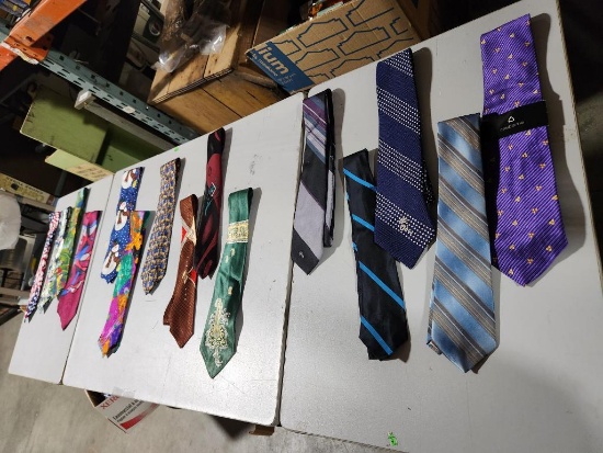 Lot of 15 Assorted Design Neck Ties