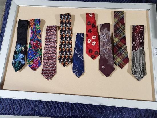 Lot of 9 Assorted Design Neck Ties - Missoni Included