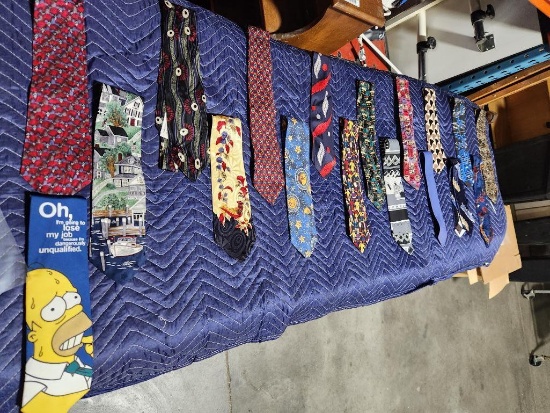Lot of 17 Assorted Design Neck Ties