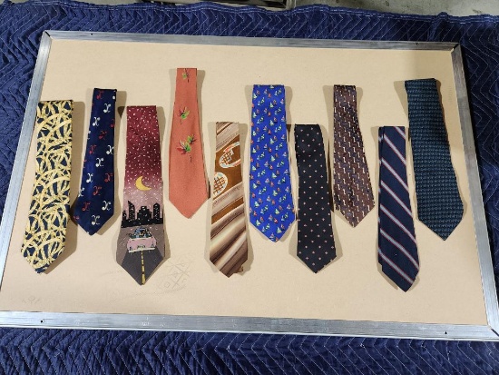 Lot of 10 Assorted Design Neck Ties
