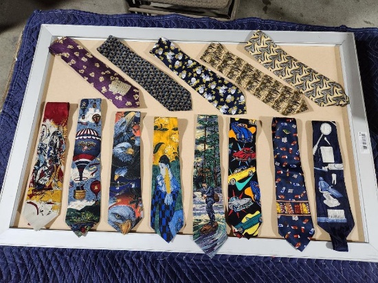 Lot of 13 Assorted Design Neck Ties