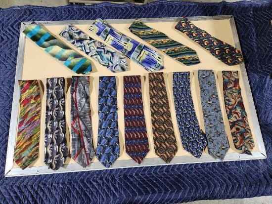 Lot of 14 Assorted Design Neck Ties