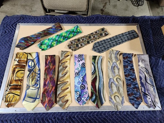 Lot of 13 Assorted Design Neck Ties