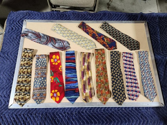 Lot of 13 Assorted Design Neck Ties