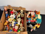 Group of Vintage Toys; Popoyes, Casper, Dumbo, Rice Krispies Pop, etc