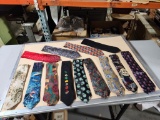 Lot of 13 Assorted Design Neck Ties