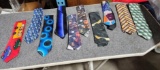 Lot of 10 Assorted Design Neck Ties