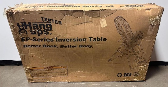 New Teeter Hand Ups EP-Series Inversion Table Model EP-850, Item # EP-1007