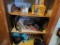 Contents of Cabinet, Trash Bags, Some Pots and Pans, Jars, Misc.