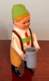 Schuco Key Wind Up Drunk Tin Toy