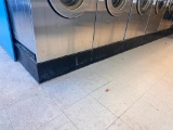 Cast Iron Laundromat Equipment Triple Base for Washer, Buyer to Remove, 79in W x 8in H x 26in D